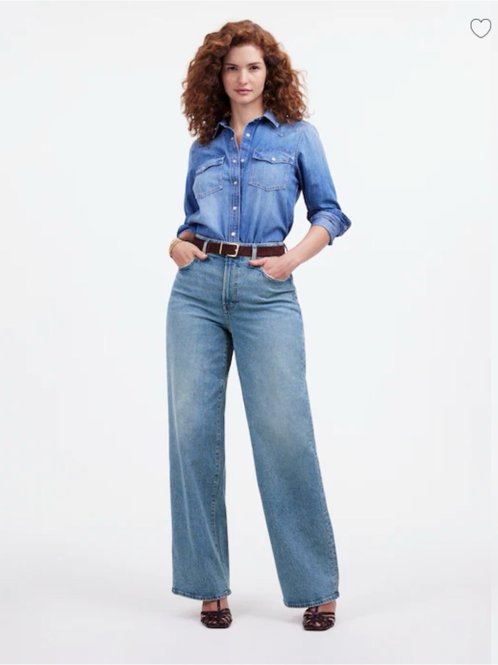 Madewell Curvy Perfect Vintage Wide-Leg Jean (Tall)